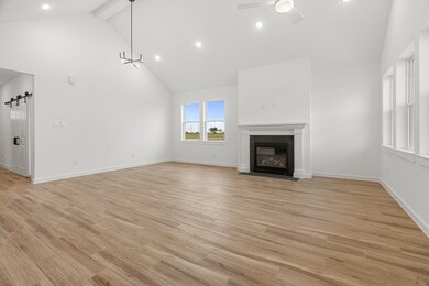 Cozy fireplace in great room (*Photo not of actual