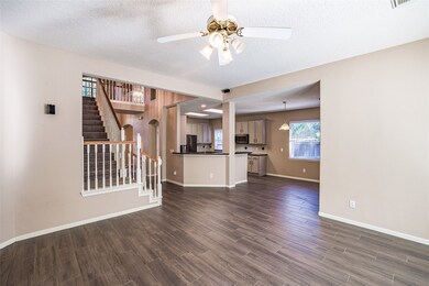 You can see the kitchen right off the living space