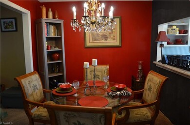 Dining Room is open on 3 sides.  Great layout!