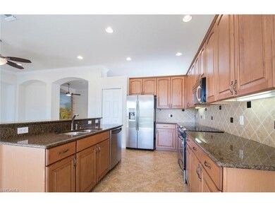 Well-designed kitchen with under cabinet lighting 