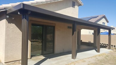 Back extended patio