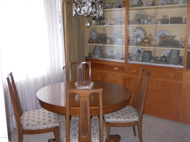 Dining Area with Built-In China Cabinet