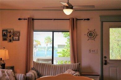 Beautiful bay views from kitchen thru living room.