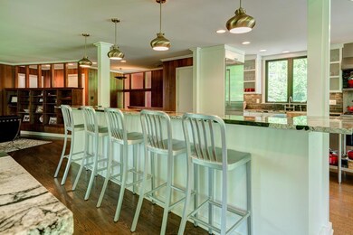 Canterbury Lane kitchen eating bar into