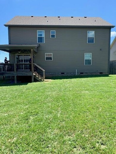 Large back yard!