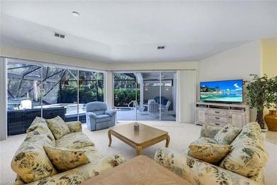 Open and bright living room overlooking the beauti