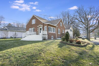 front corner of house