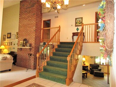 Enter into the stunning, open-concept, 9x9' foyer 