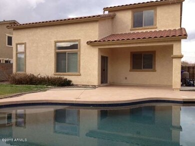 back of house & pool