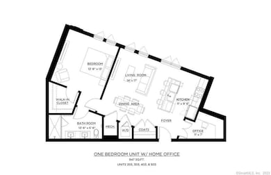 Floor plan for Unit#203
