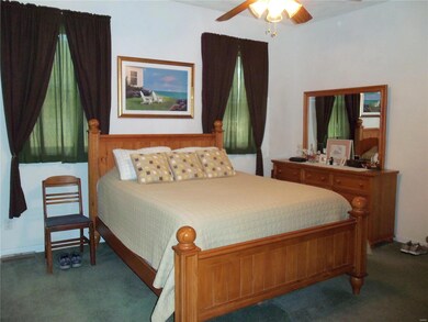 Master bedroom with adjoining master bath - separated from the other 2 bedrooms.