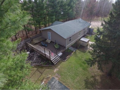 Large deck on the front of the house