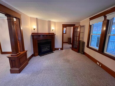 living room and foyer