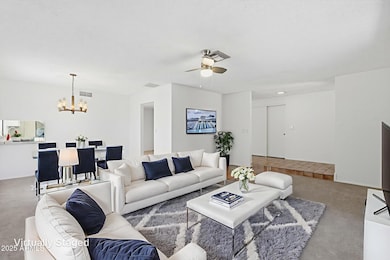 virtual staging Front living room