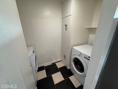 In unit private laundry area