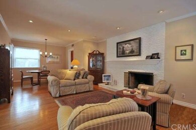 Gleaming hardwood flooring & recessed lighting acc