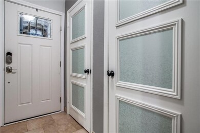 Updated condo  - view of entry with good closet st