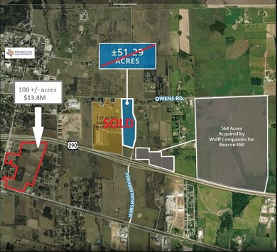 Right in the middle of the city with major develop