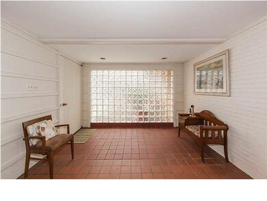 Tiled foyer