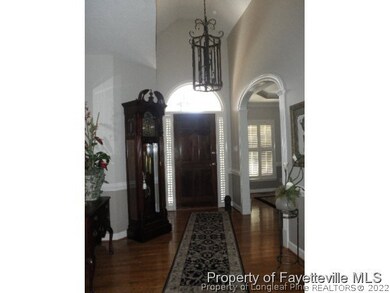 Elegant Foyer to Ceiling Peak