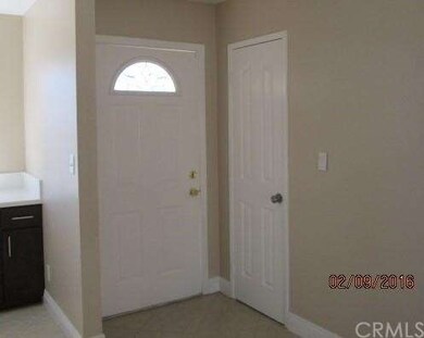 Front entry with coat closet.