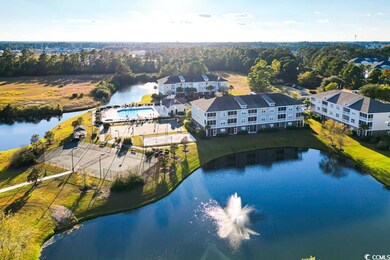 Drone / aerial view of a large body of water