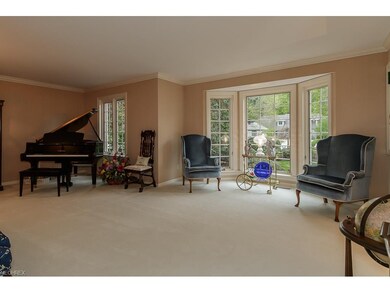 Formal living room bay window