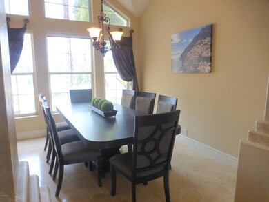 a dining room