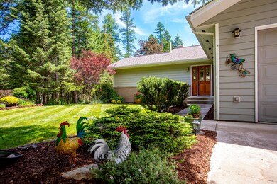 Front yard and front door