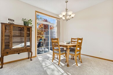 2833 Brockman Court, Northfield, MN - dining area allows access to deck