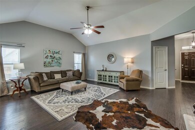 Plenty of natural sunlight fills this oversized living room.