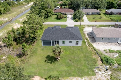 Aerial view back yard