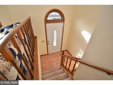 Welcoming foyer with new paint.