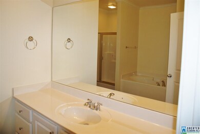 Large master bath with separate tub and shower