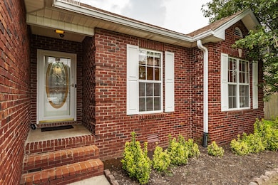 Covered front porch.