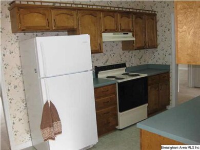 Galley style kitchen makes for easy food preparati