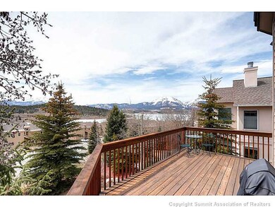 View. 94A Ensign Dr - Deck View of Lake Dillon and