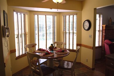cozy eat in kitchen