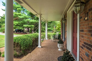 Enjoy a quiet evening in your rocking chair on the front covered porch. 