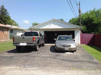 Newer Garage and Driveway