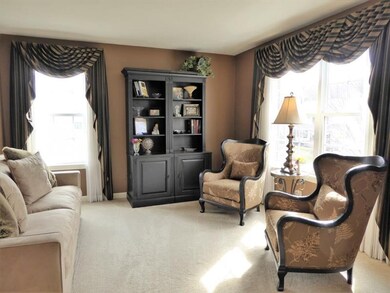 13x12' Formal Living Room with newer neutral carpe
