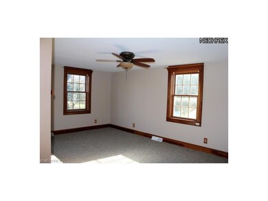 View of master bedroom on the second floor measure