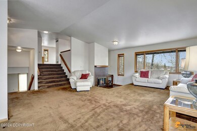 Open living room with Fireplace area