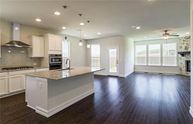 Open concept throughout main living areas.