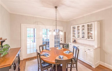 Dining area with view of outdoor terrace