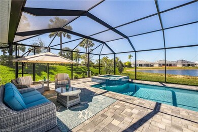 Pool/Spa with outdoor sitting area