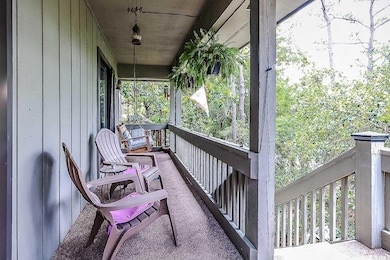 View of covered porch