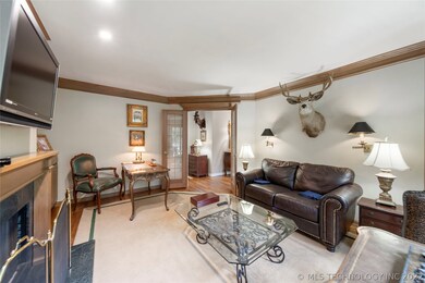 Another view of Library/Office.  Beautiful rug on