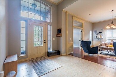 Stunning foyer with tons of natural light.