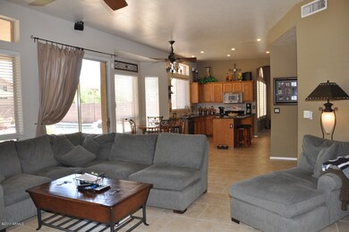 Family Room and Kitchen
